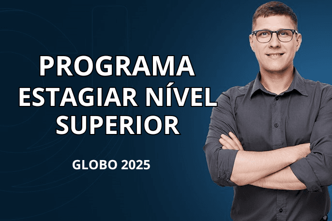 Banner do programa de estágio