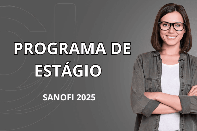 Banner do programa de estágio