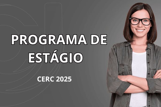 Banner do programa de estágio