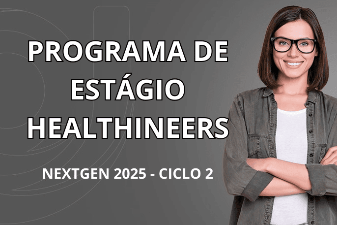 Banner do programa de estágio