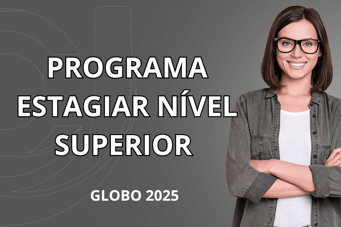 Banner do programa de estágio