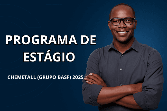 Banner do programa de estágio
