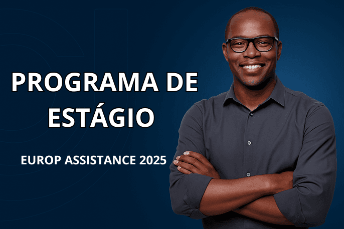 Banner do programa de estágio