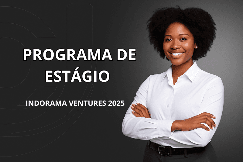 Banner do programa de estágio
