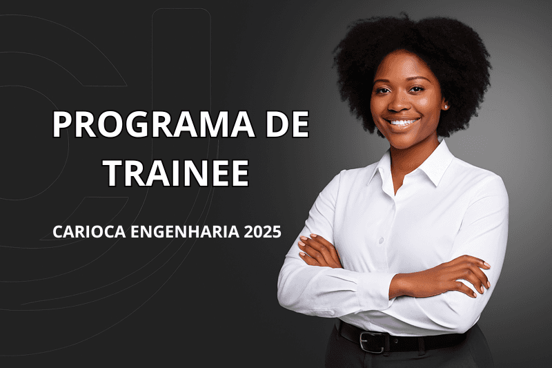 Banner do programa de estágio
