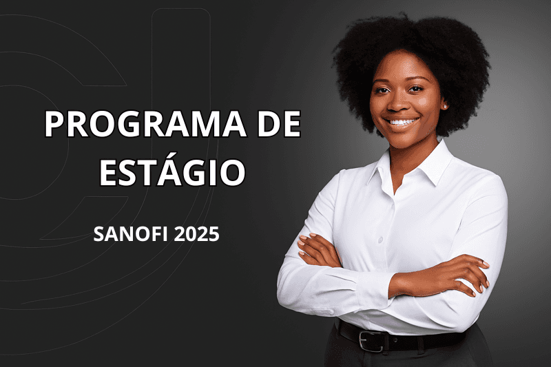 Banner do programa de estágio