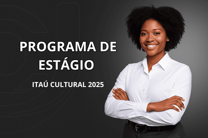 Banner do programa de estágio