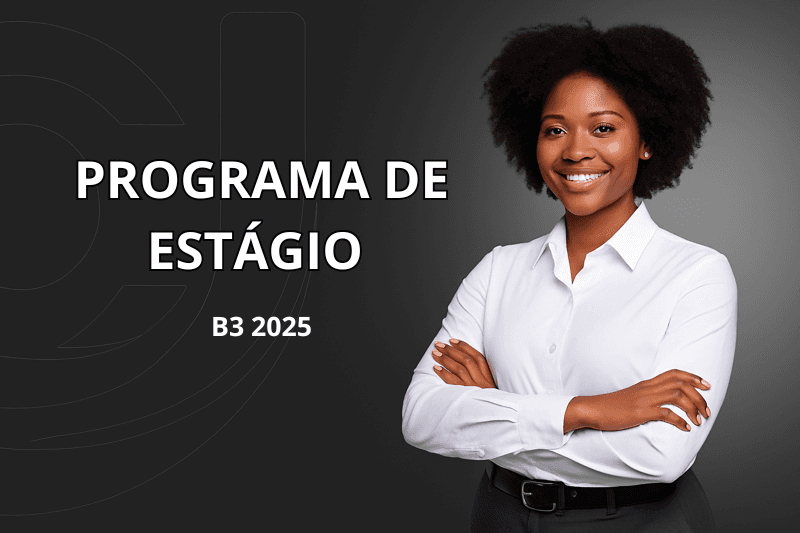 Banner do programa de estágio