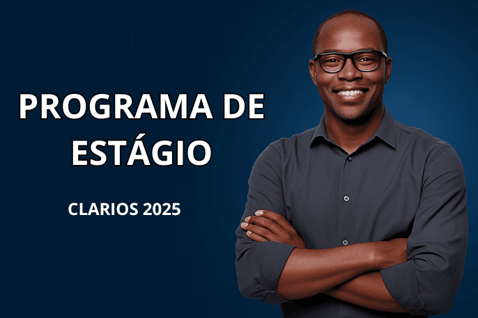 Banner do programa de estágio