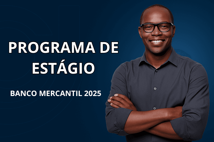 Banner do programa de estágio