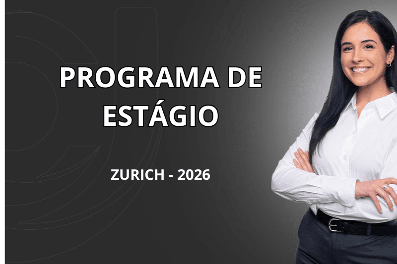 Banner do programa de estágio