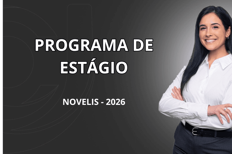 Banner do programa de estágio