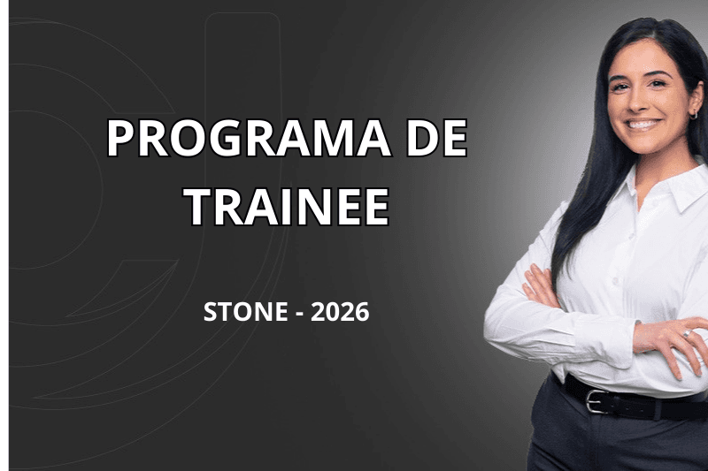 Banner do programa de estágio