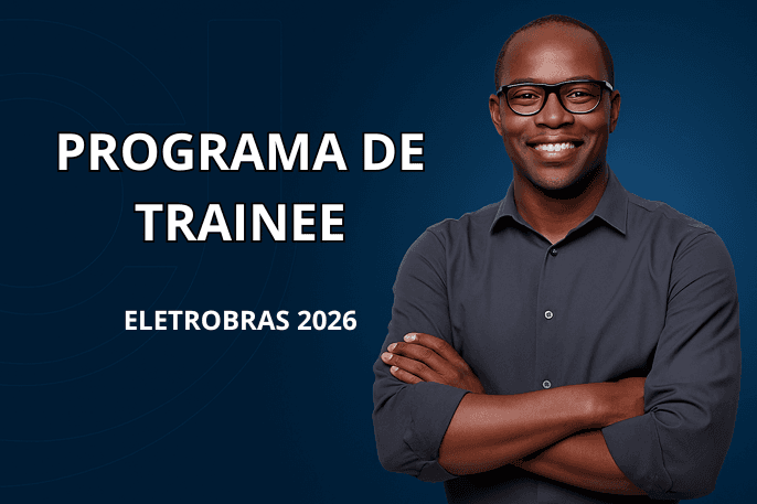 Banner do programa de estágio