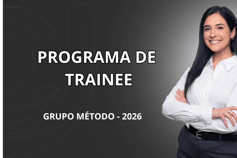 Banner do programa de estágio