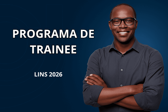 Banner do programa de estágio