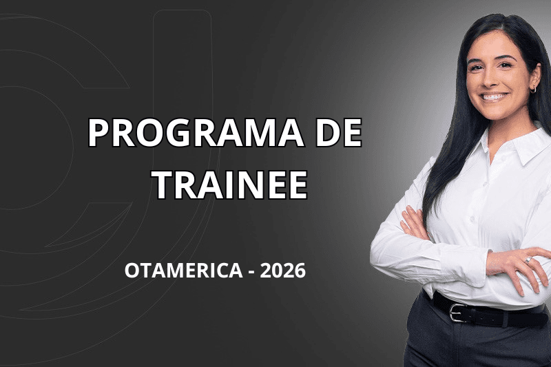 Banner do programa de estágio