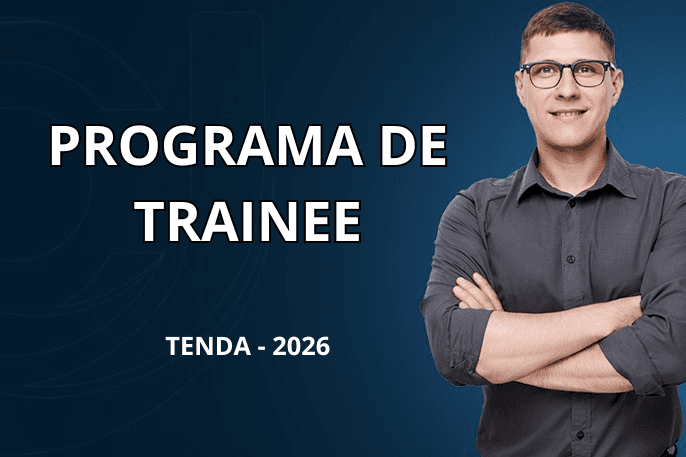 Banner do programa de estágio