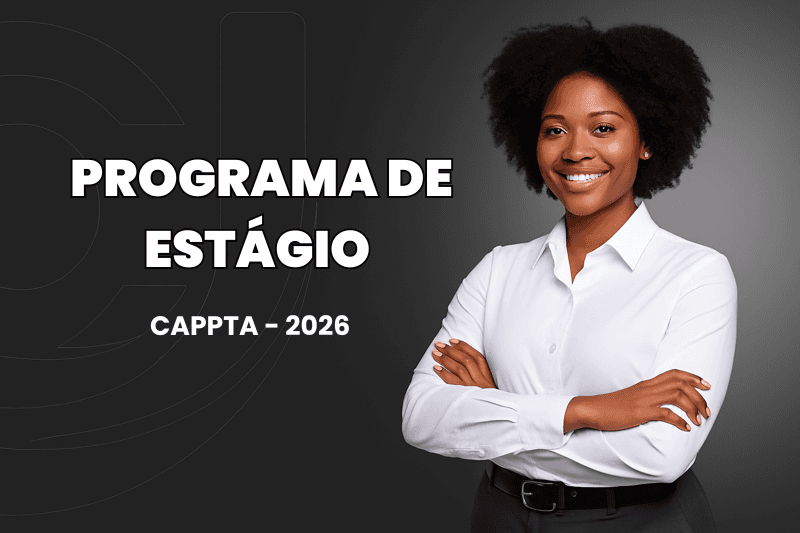 Banner do programa de estágio