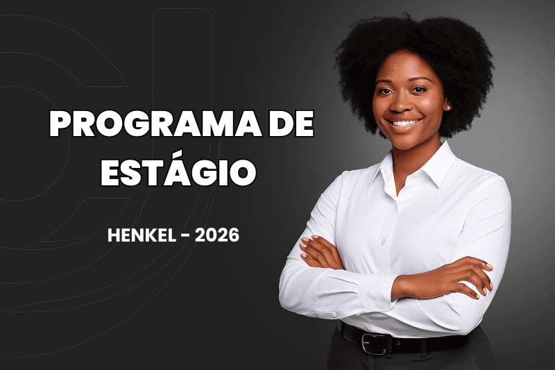 Banner do programa de estágio