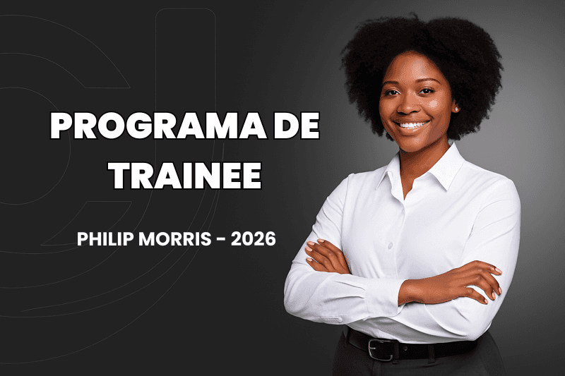 Banner do programa de estágio